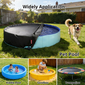 QH.HOME universal-fit cover suits most 63-64 inch pools