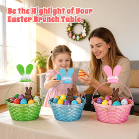 QHou Easter basket decoration wall-hanging, a charming seasonal touch.