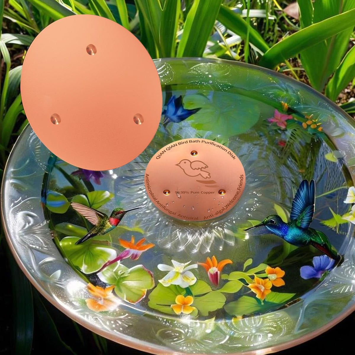 QIANQIAN All-season copper disk performs in sun and shade