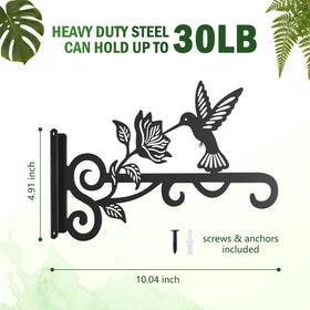 Qiaogreen hanger holding a basket or feeder for garden charm.