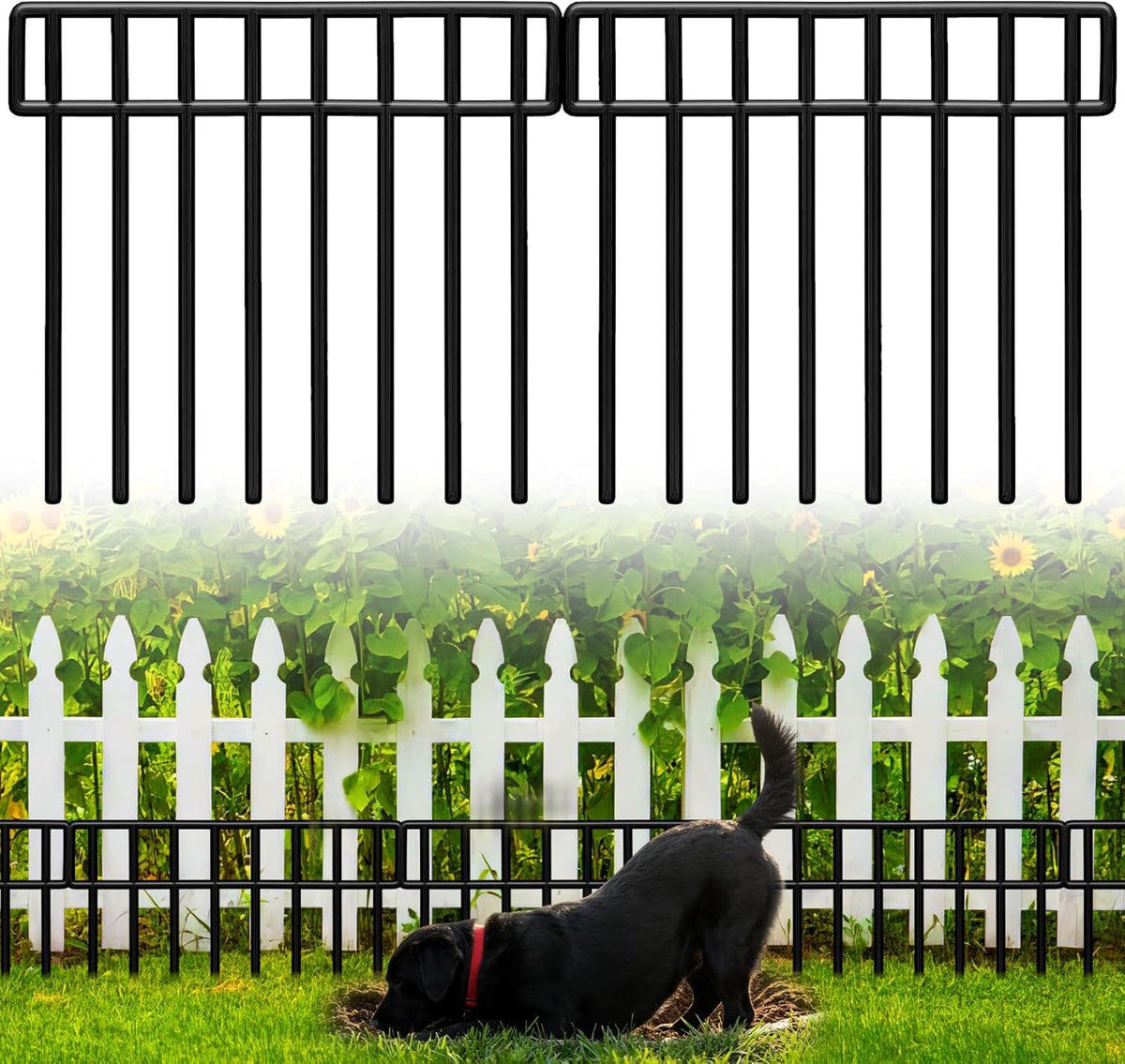 QIAOKAIYAN 14-panel fence set extends 19.5 ft for perimeter protection