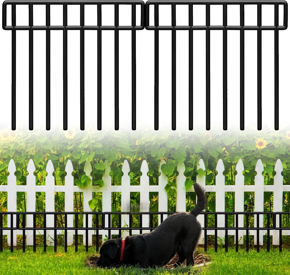 QIAOKAIYAN 14-panel fence set extends 19.5 ft for perimeter protection