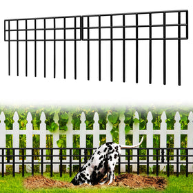 QIAOKAIYAN Animal Barrier Fence panels prevent digging and protect your garden.