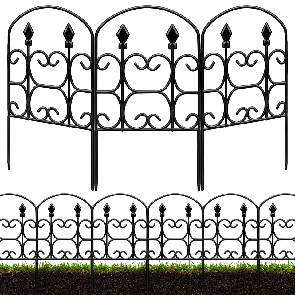 QIAOKAIYAN arch garden fence with arc design enhances landscape definition