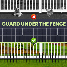 QIAOKAIYAN Garden border fence shapes to fit your space.