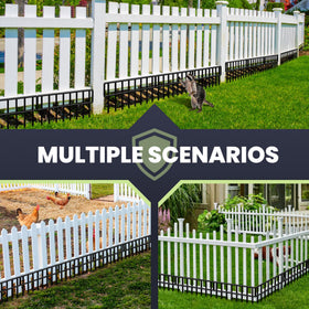 QIAOKAIYAN patio and yard setup with flexible barrier