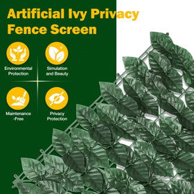 QIAOKAIYAN roll-up artificial ivy for compact storage and reuse