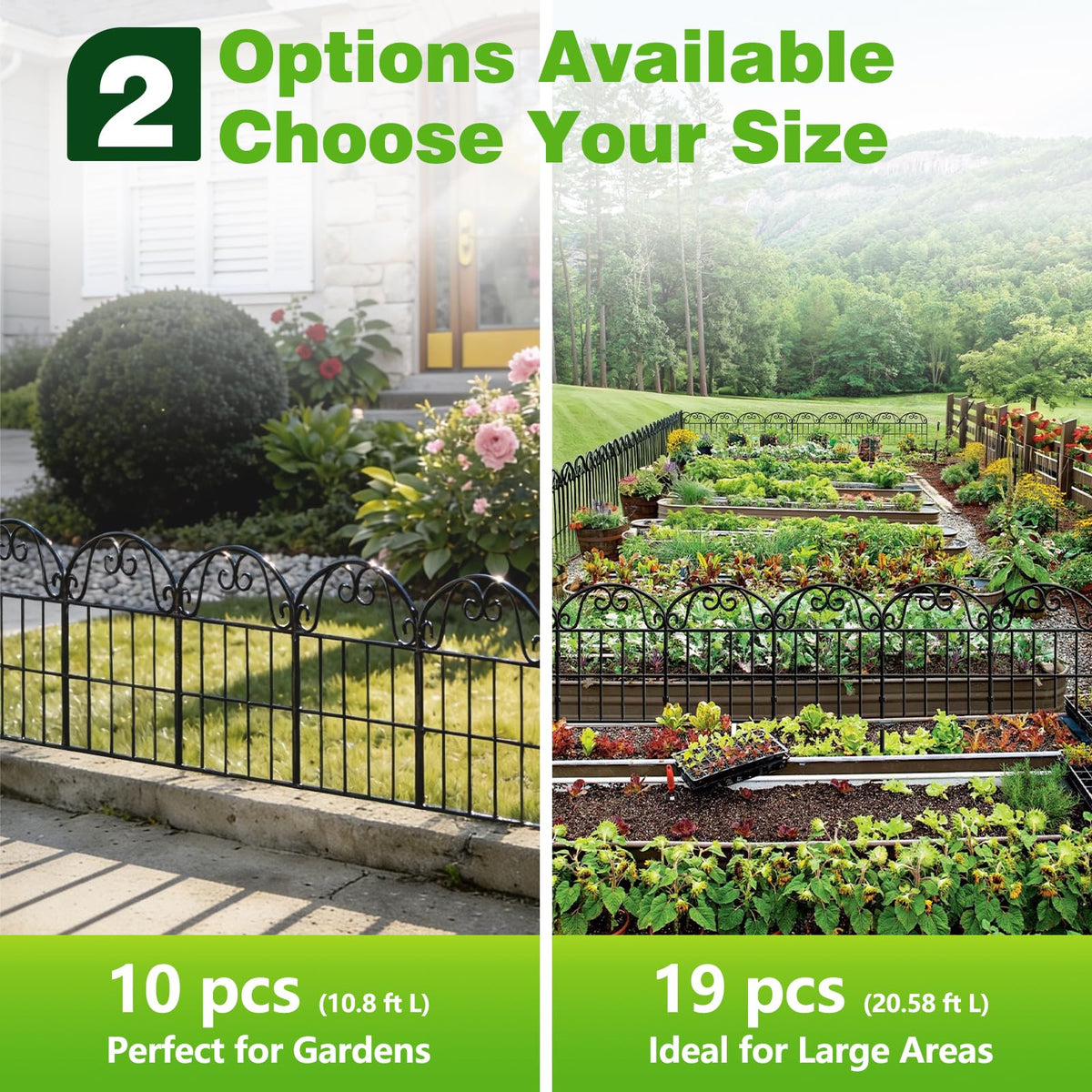 QIAOKAIYAN yard appearance enhancement creates a neat, organized space.