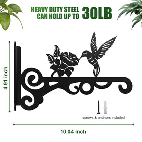 Qiaomeiysp 10inch iron hanger showcasing heavy-duty support.