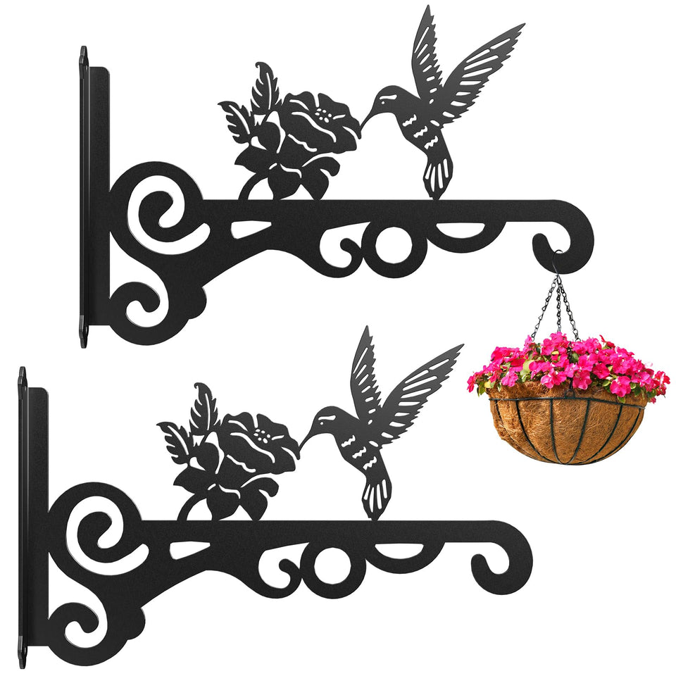 Qiaomeiysp 2-pack wall hanger with bird pattern close-up for stylish indoor decor