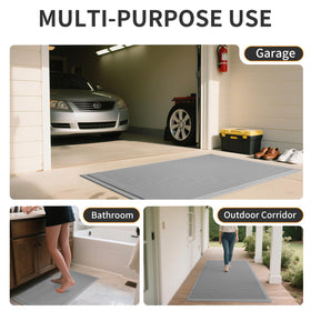QiCaiJia outdoor rubber mat suitable for damp outdoor zones
