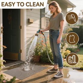 QiCaiJia durable stain-resistant mat suited for high-traffic spaces