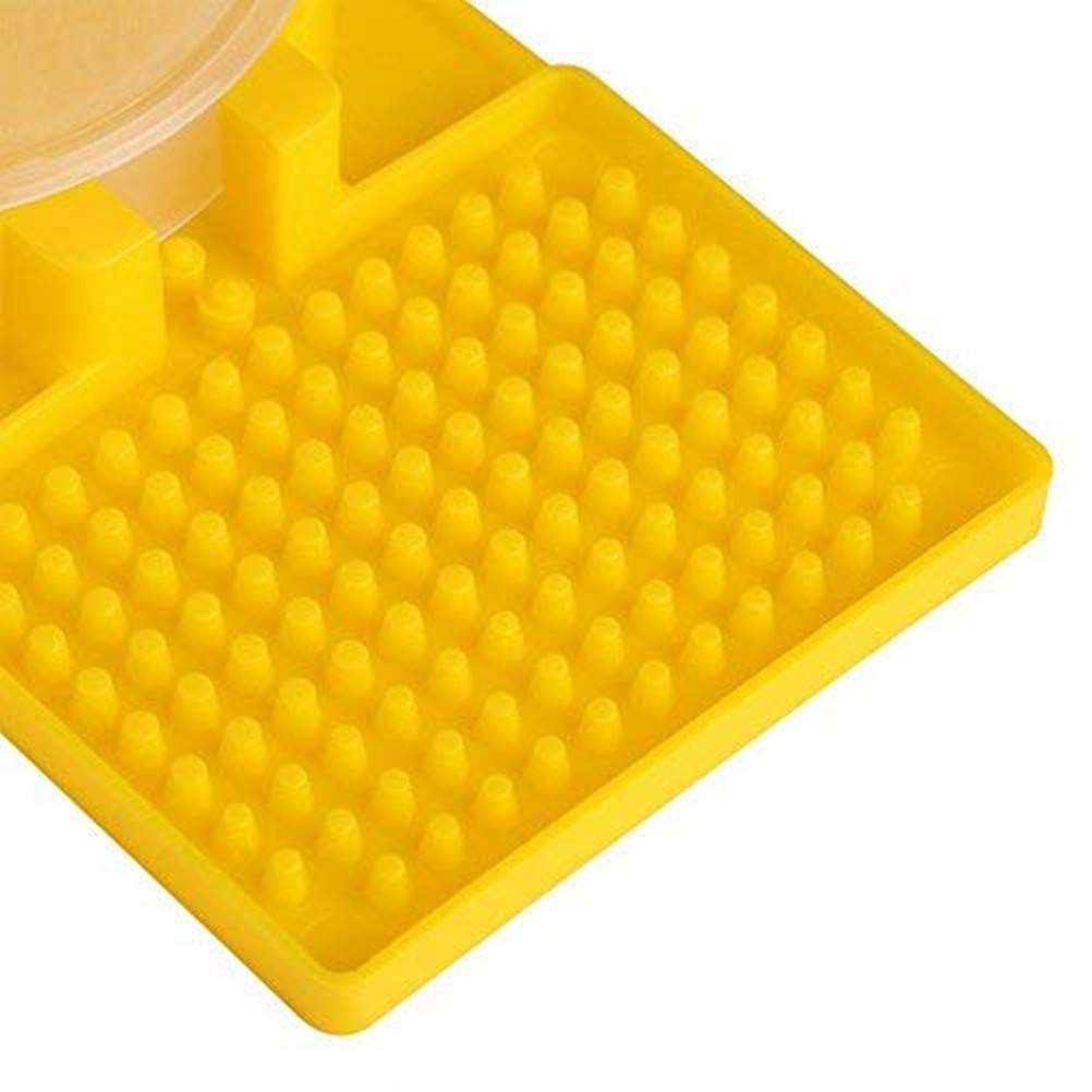 Qicfrk bee water feeder with adjustable drip for controlled hydration.