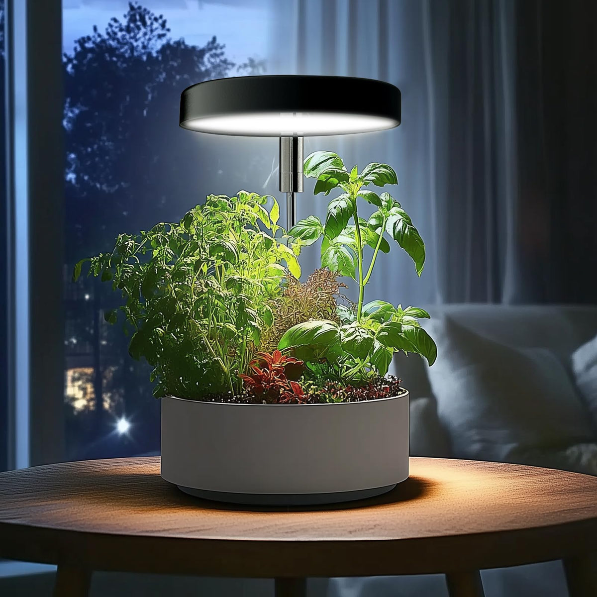 Qicodu full-spectrum LED panel providing even light for indoor greens