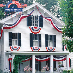 QIDSJCCBD DIY-friendly patriotic banner ideas for customization.