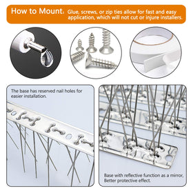 QIEGL easy-install with four holes for quick mounting