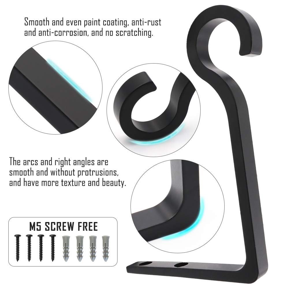 QIEGL wall-mount detail highlights easy installation and rust-resistant matte coating