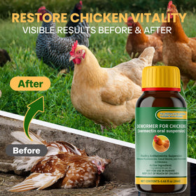 Using this dewormer with water supports flock management.