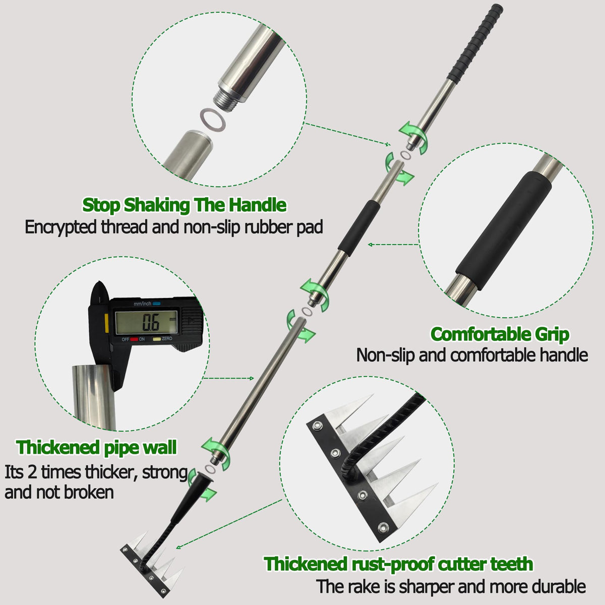 Qikstren Gardenia 2.0 welded full-thread design for easy assembly