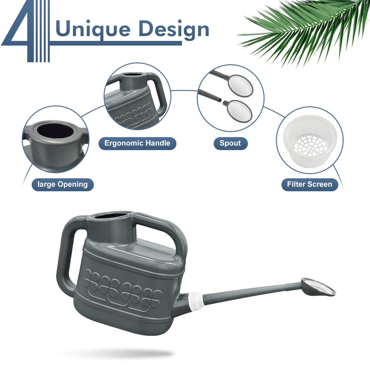 Qilebi ergonomic dual-handle for comfortable lifting and pouring
