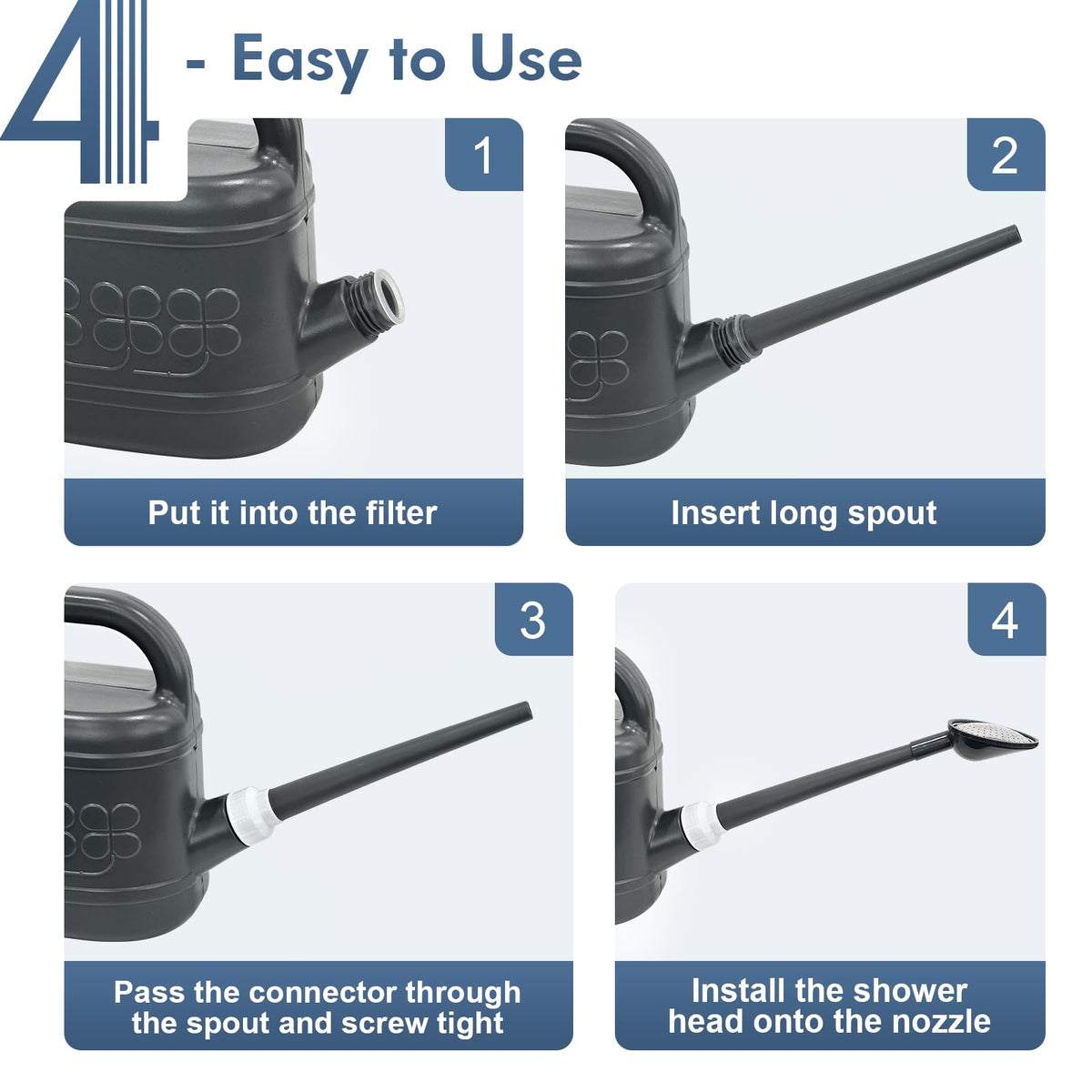 Qilebi filter plug to reduce clogs in the shower head