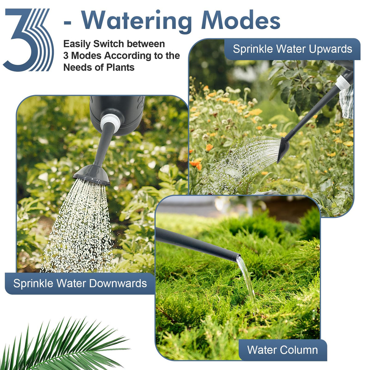 Qilebi removable spout for targeted irrigation of distant plants