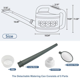 Qilebi wide-opening design for quick, spill-free filling