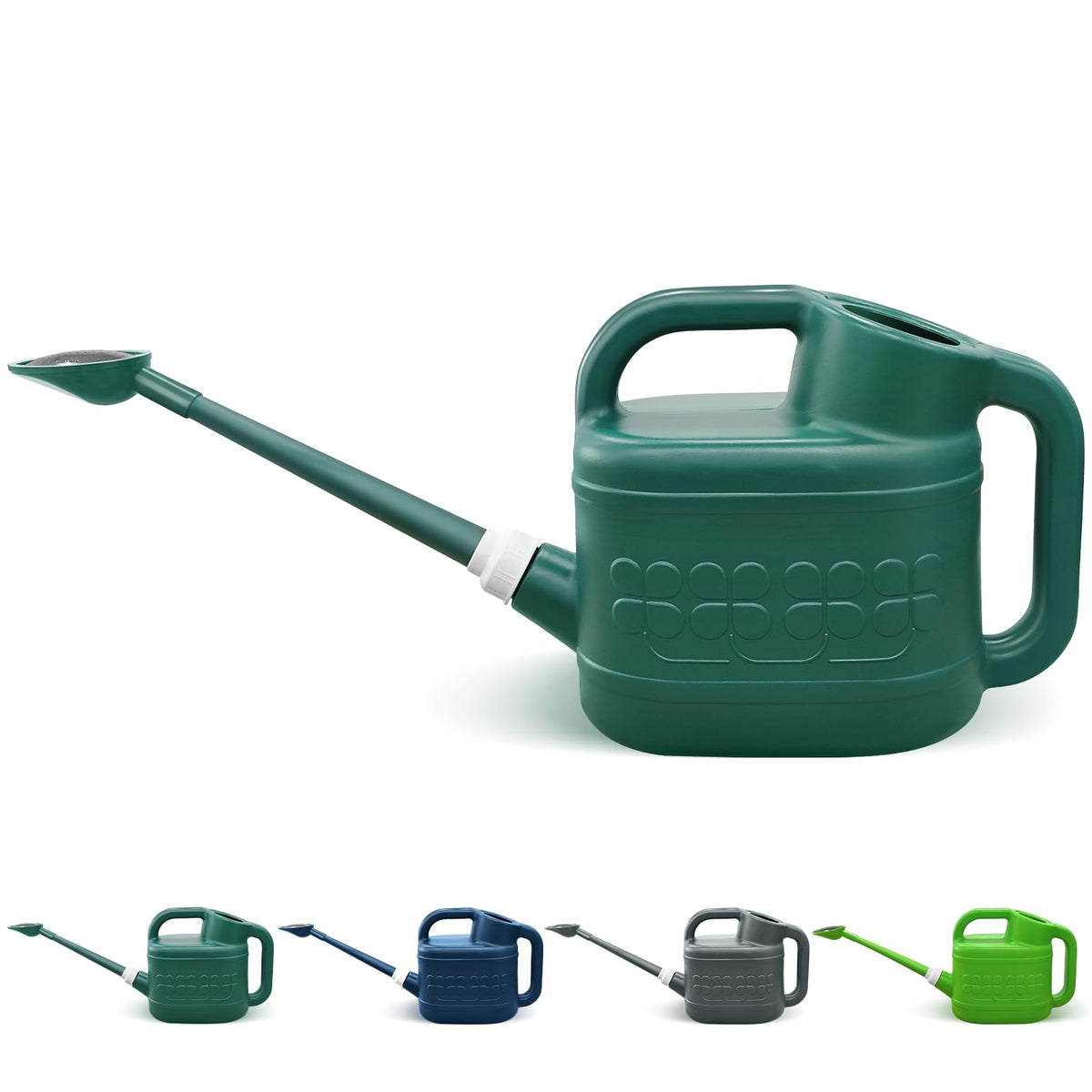 Qilebi 2-gallon watering can with long-spout for easy reach watering