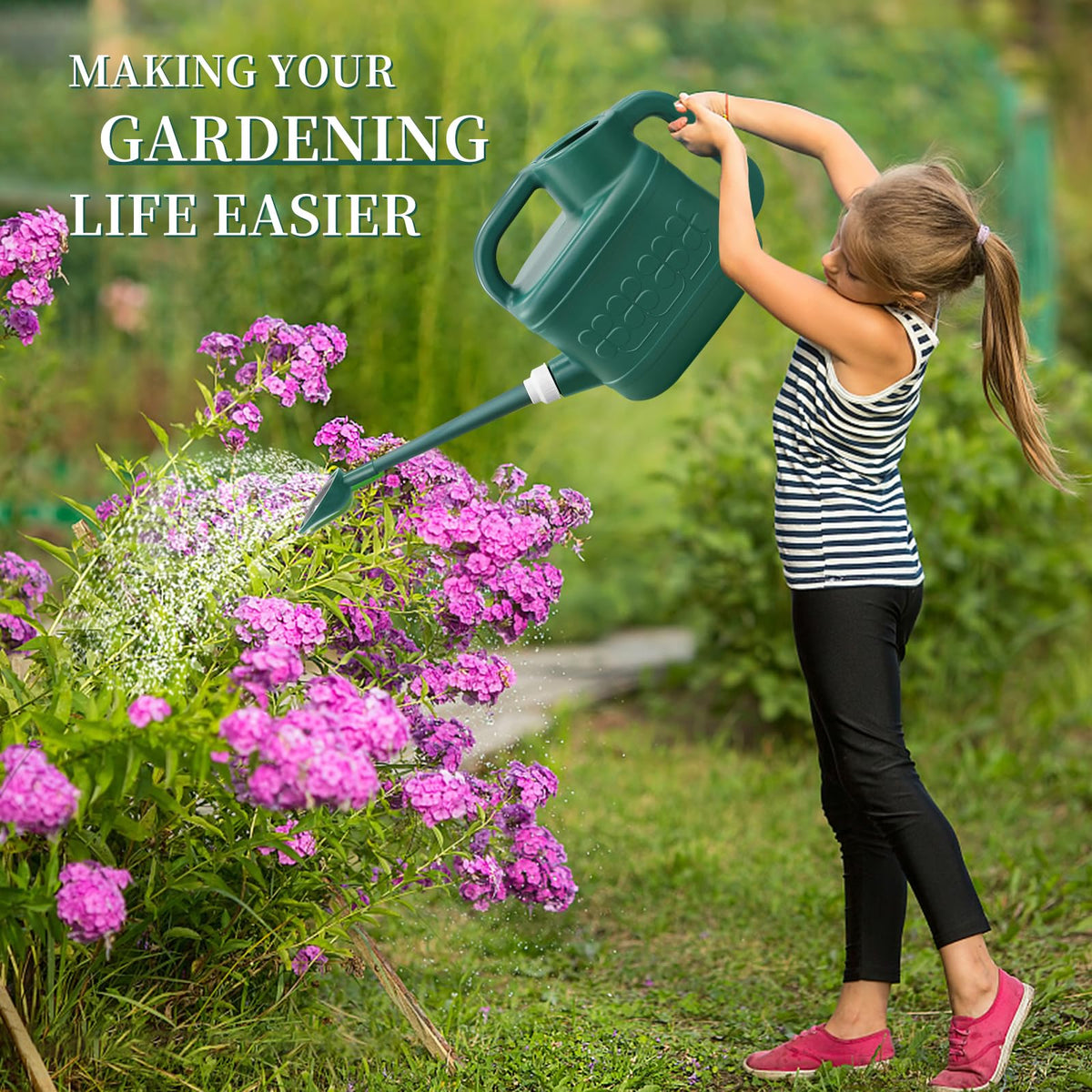 Qilebi garden watering can suitable for flowers, vegetables, and greenhouse use
