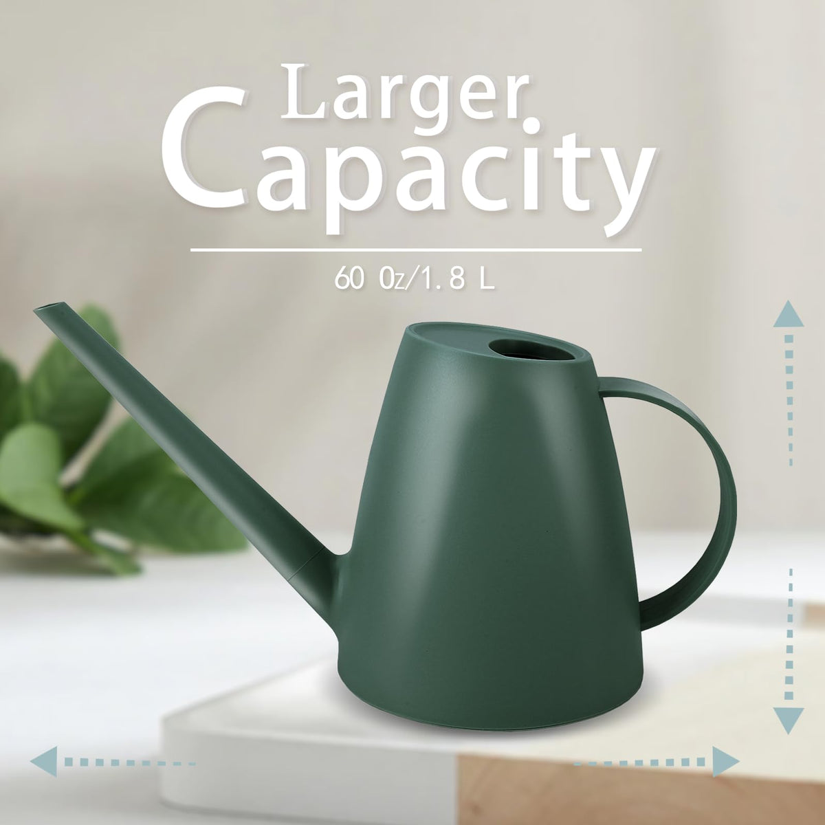 Qilebi detachable nozzle offers adjustable flow for gentle or strong irrigation.