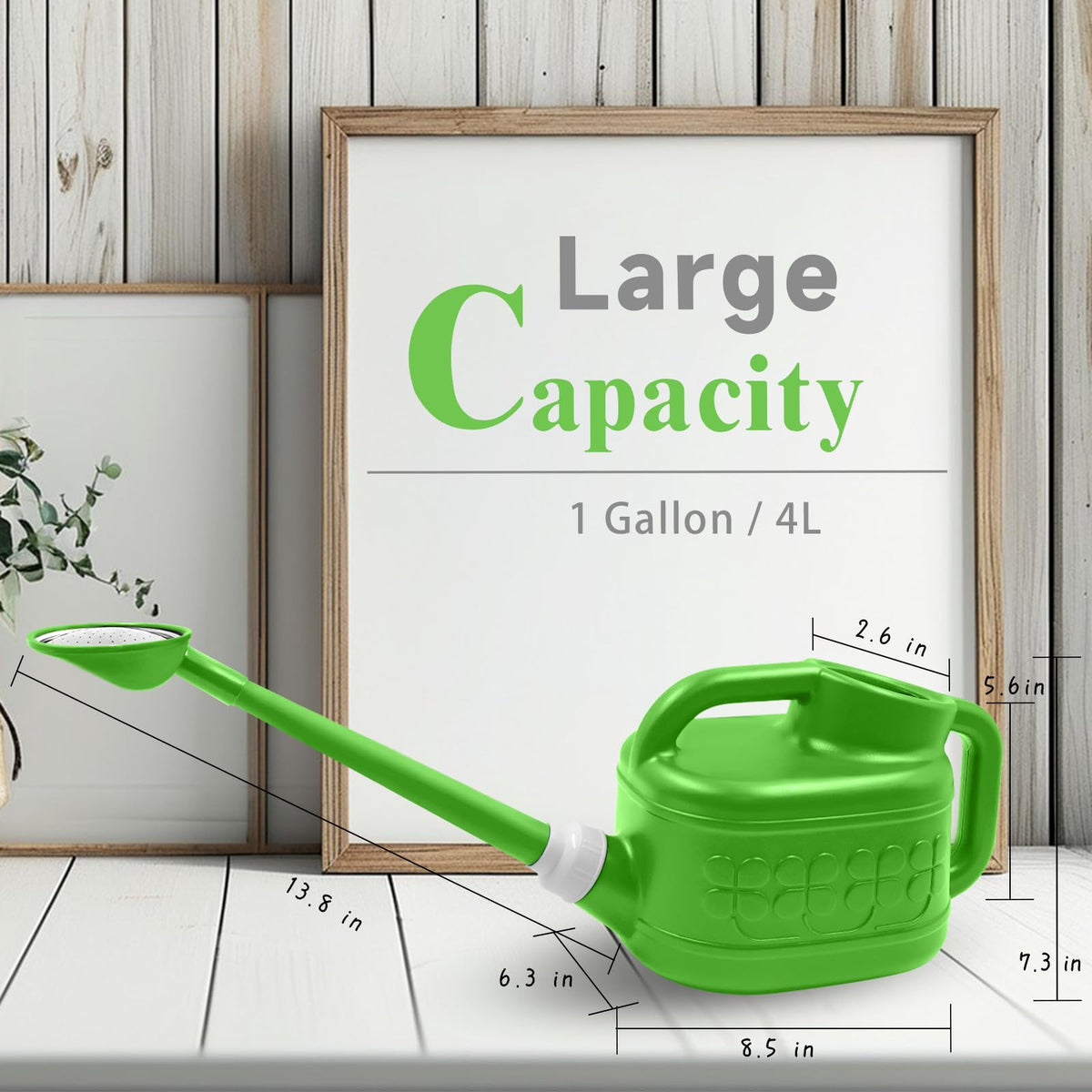 Qilebi watering can includes a filter plug to keep impurities out.