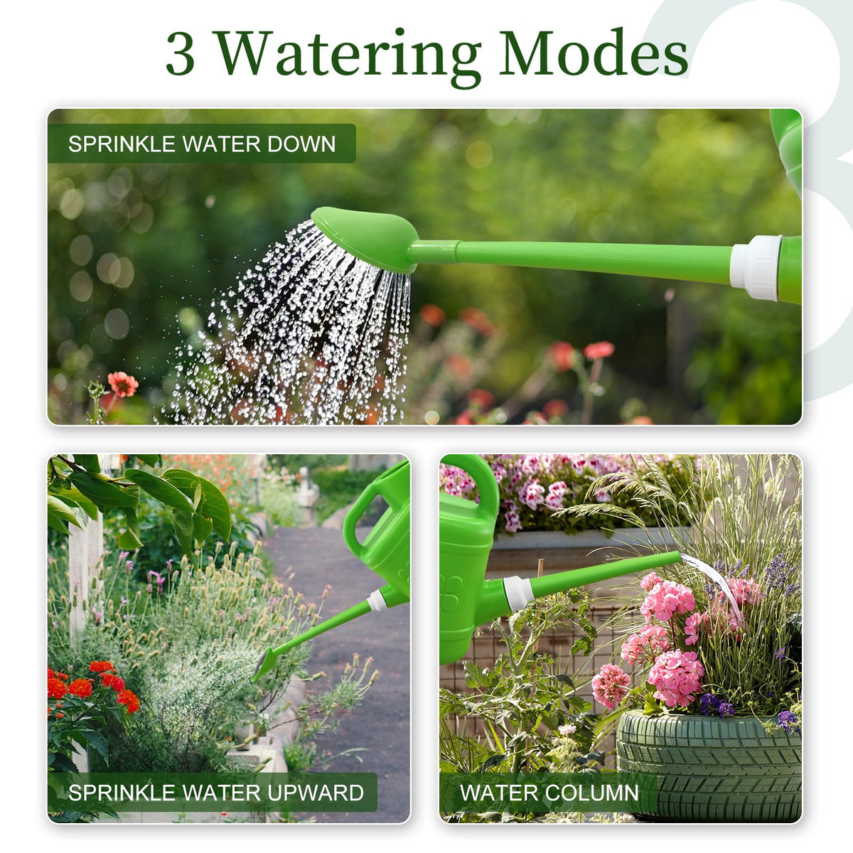 Qilebi long spout reaches distant pots with precise watering