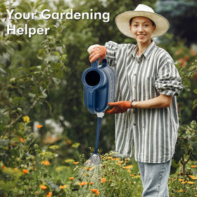 Qilebi water can with stainless sprinkler head for gentle, even coverage