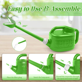 Qilebi 1 gallon can with wide top opening for quick filling and cleaning.