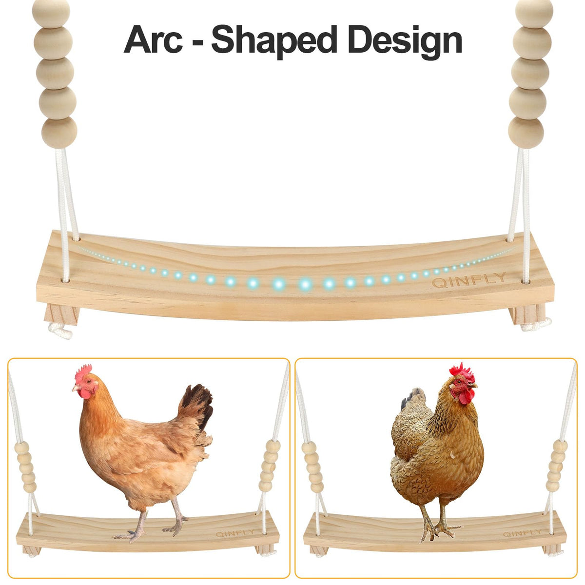 Qinfly stainless steel hooks ensure quick coop installation