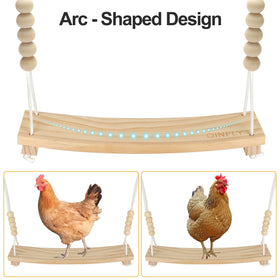 Qinfly stainless steel hooks ensure quick coop installation