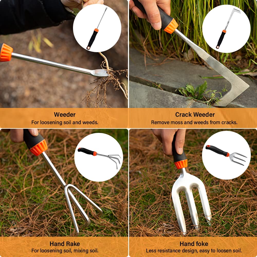 QINGFANGLI stainless steel tools resist rust and are easy to clean after use.