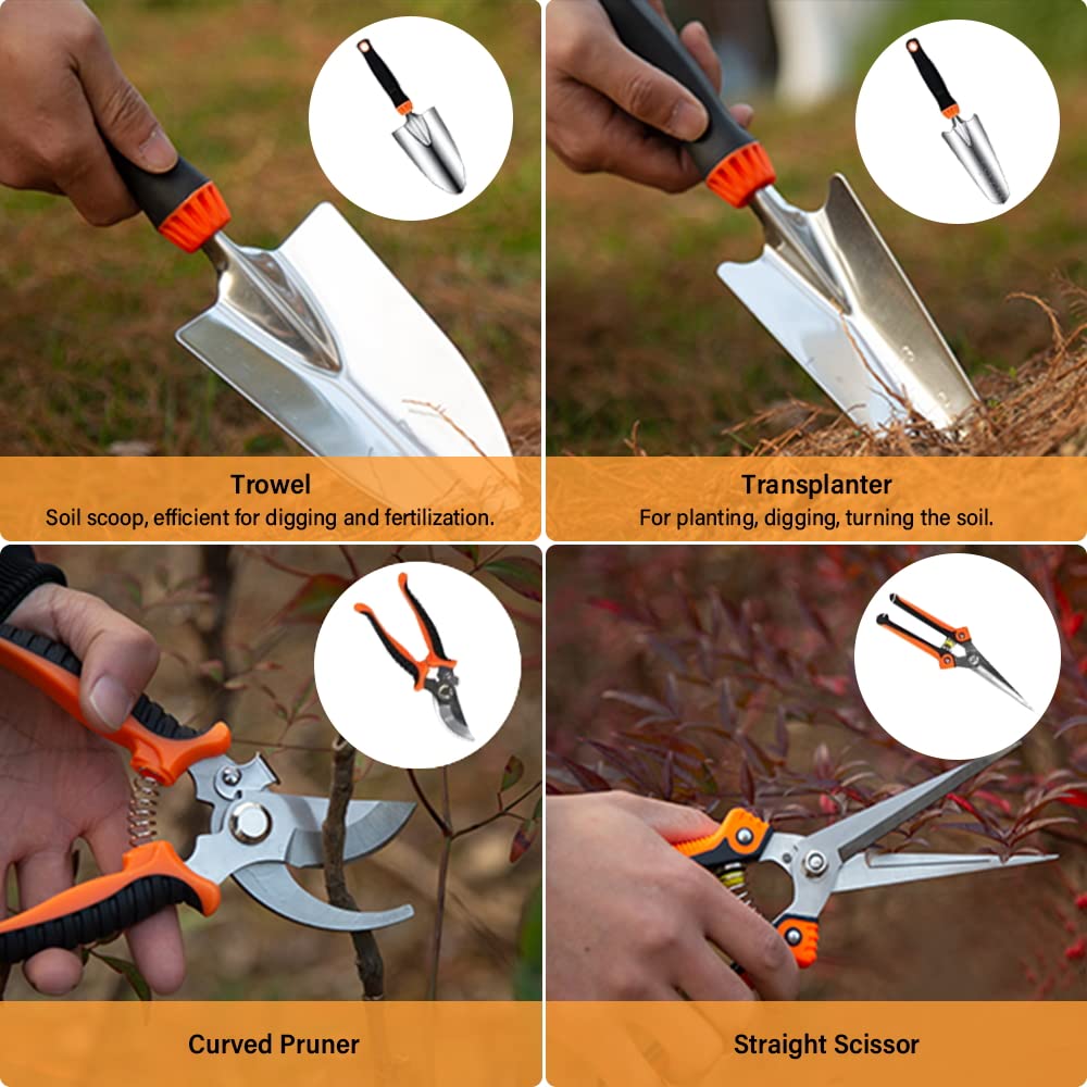 QINGFANGLI garden tools reduce fatigue during long sessions in the yard.