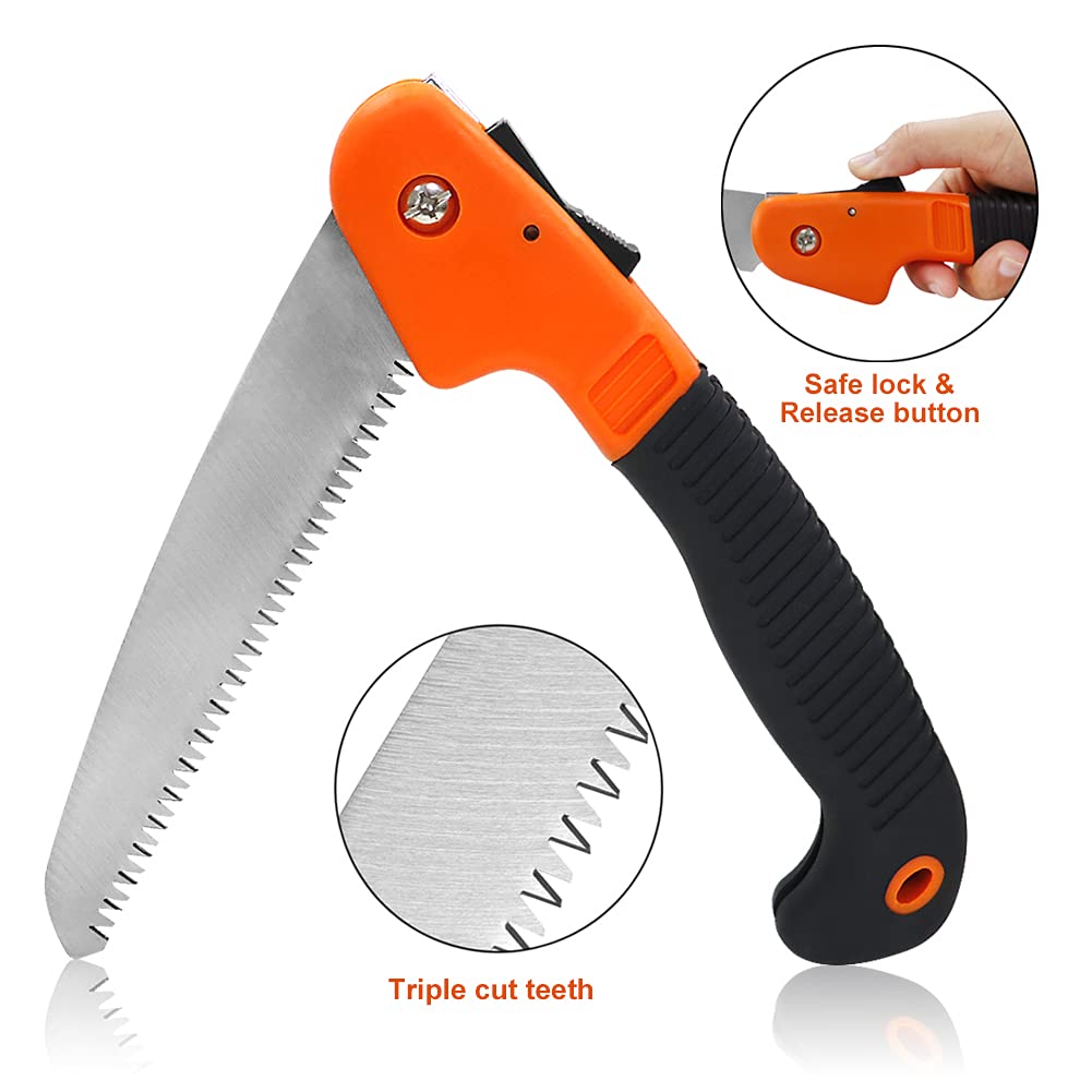 QINGFANGLI tools invite easy maintenance with hanging holes for dry storage.