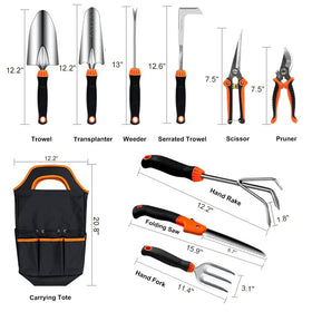 QINGFANGLI tool set offers soft rubberized handles for comfy, non-slip grips.