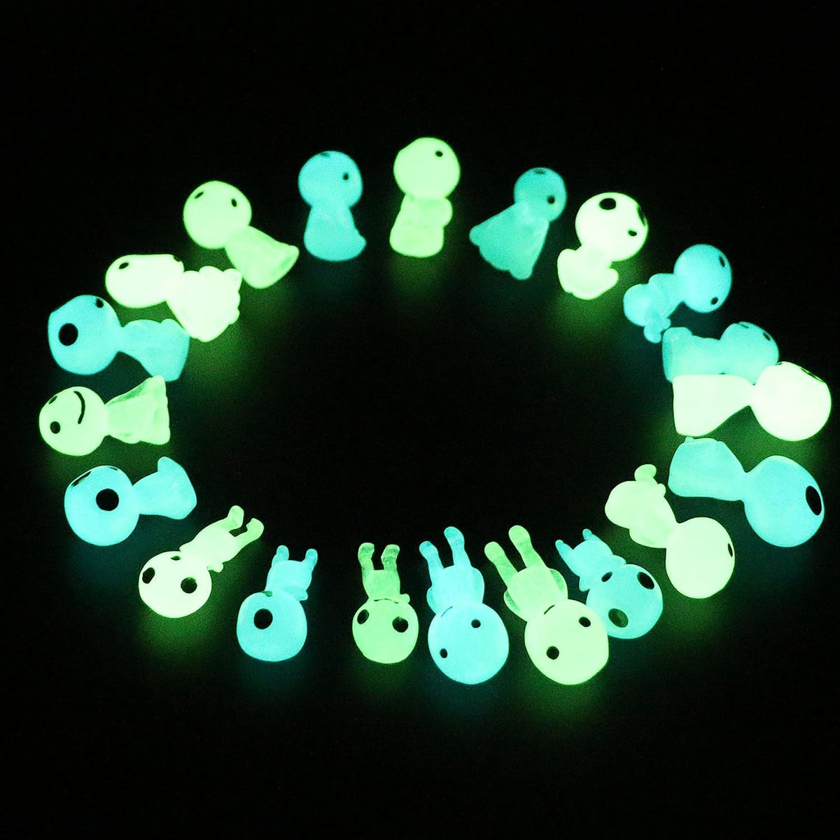 Vivid glow enhances micro landscapes and fairy garden displays.