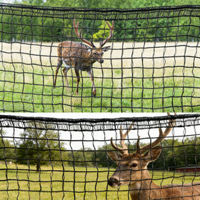 Qinheesiu Deer Netting garden protection demonstrates barrier for vegetables.