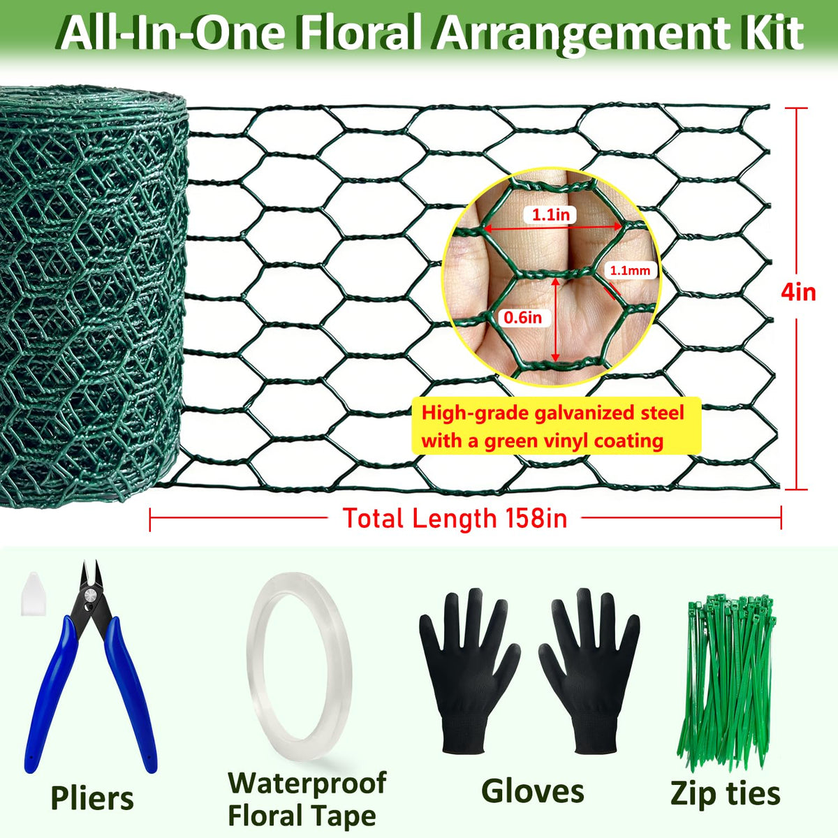 Qinheesiu garden gloves protect hands during floral crafting