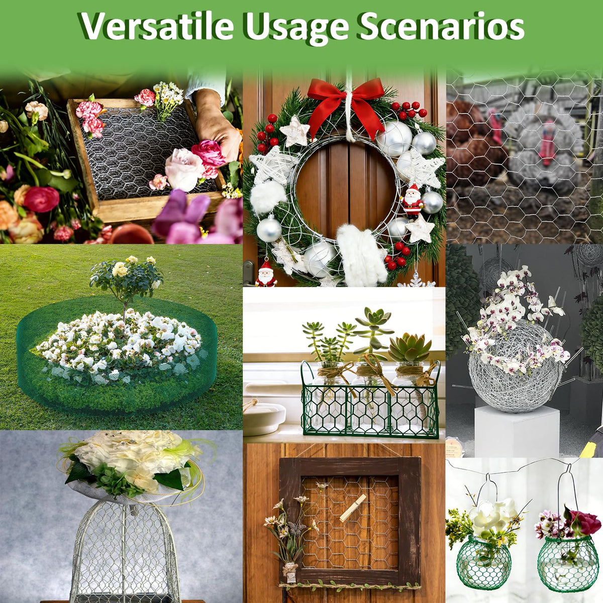 Qinheesiu versatile floral wire kit for home decor and crafts