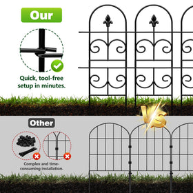 QIAOKAIYAN nine-panel interlock system enables easy no-tools installation.