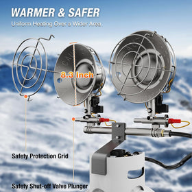 Compact, portable design ideal for camping, picnics, and tailgating.