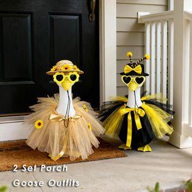QIONG vibrant spring design for geese and garden decor celebrations.