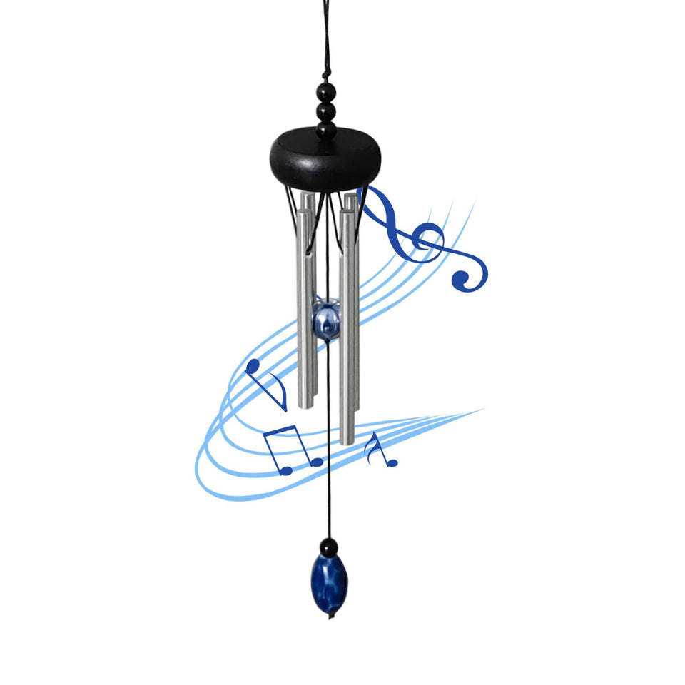 QIPAN small wind chimes outdoor wind catcher on porch deliver gentle melodies.
