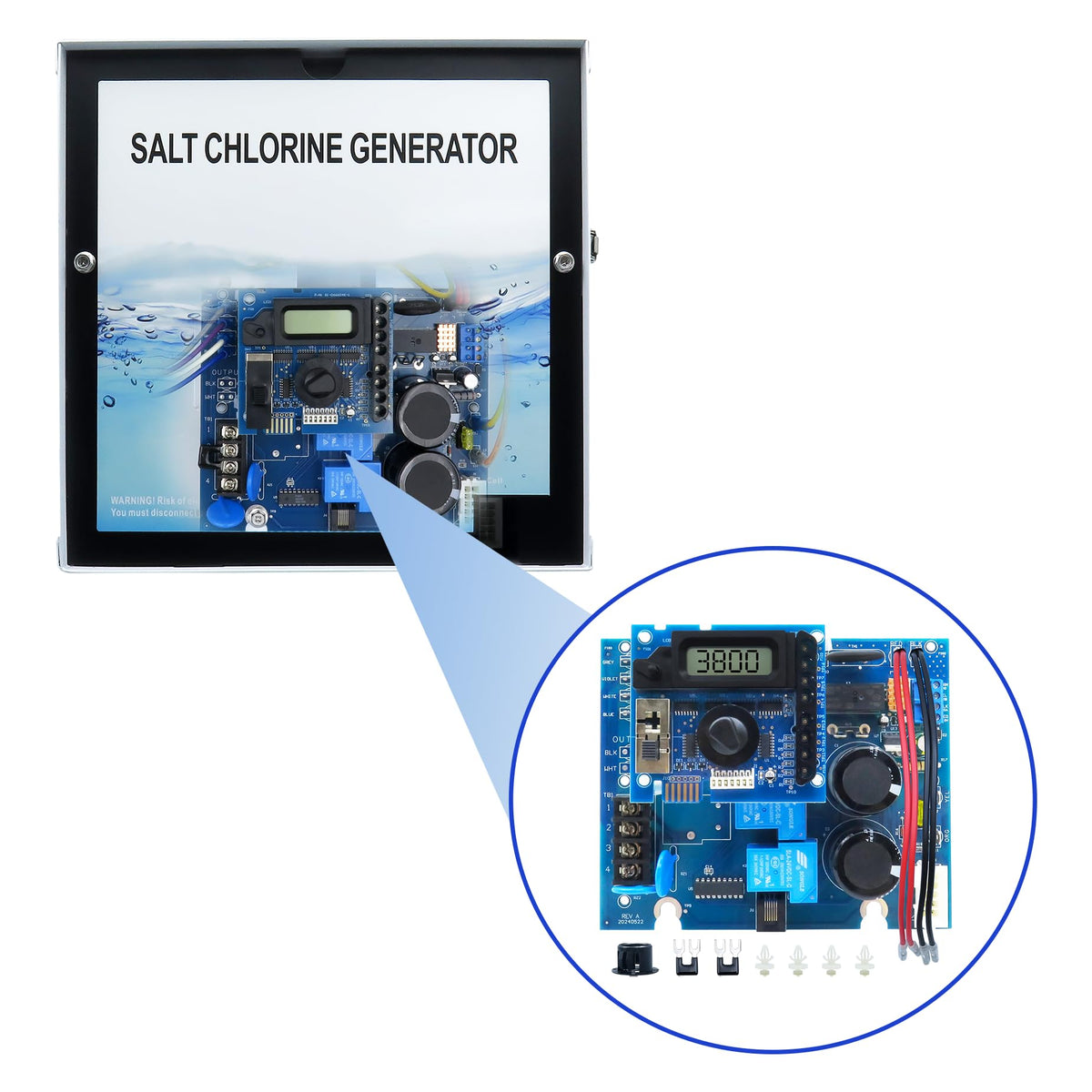 QIQIBABA GLX-PCB-RITE installation guide image guiding safe DIY installation.