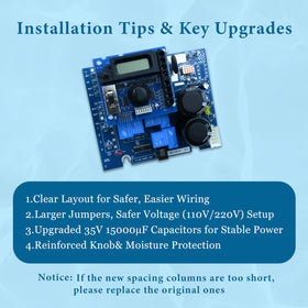 QIQIBABA GLX-PCB-RITE kit unboxing image revealing replacement bundle.